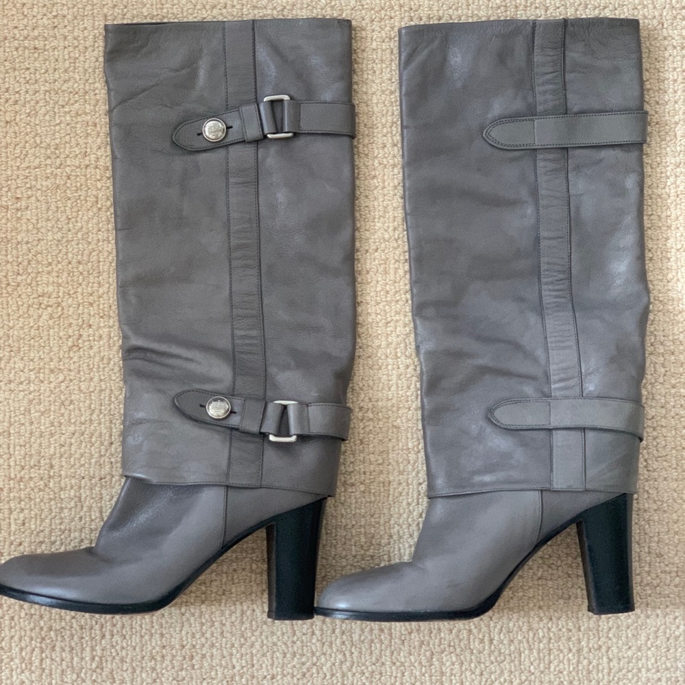 Grey Coach slouch boot